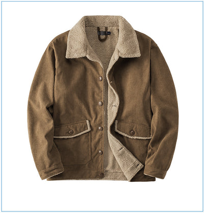 Chaqueta de Cachemira Gruesa para Hombre - Corte Holgado y Casual - Image 12