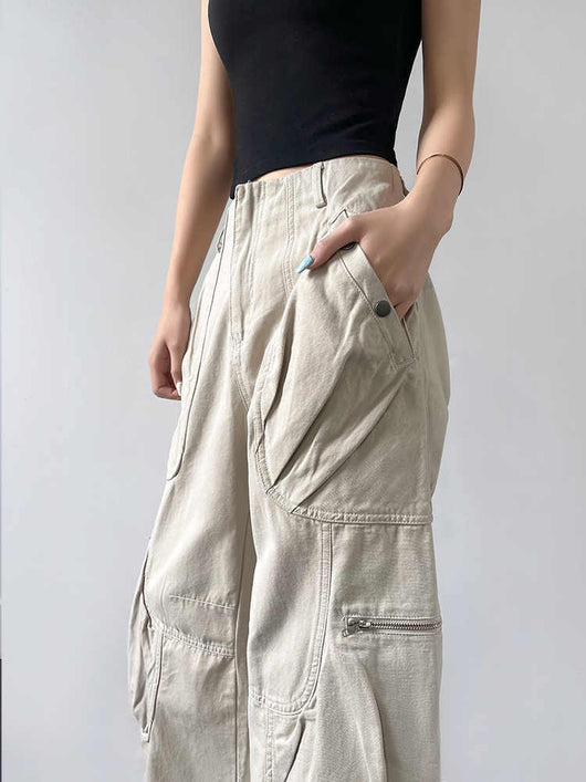 Pantalones Jeans Overol de Pierna Ancha para Mujer - Image 6