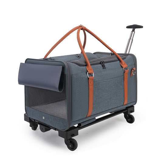 Transportín Felino Multifuncional con Ruedas y Asa Extensible - Image 7