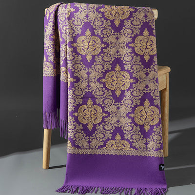 Bufanda Coreana con Bordado de Corona - Accesorio Versátil para Invierno y Primavera - Image 28