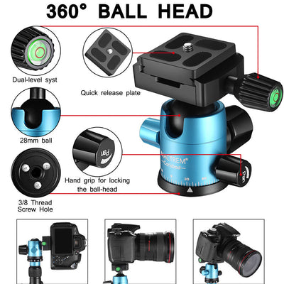 Trípode Multifuncional CT62 para Smartphone - Soporte Profesional de Fotografía Portátil - Image 11