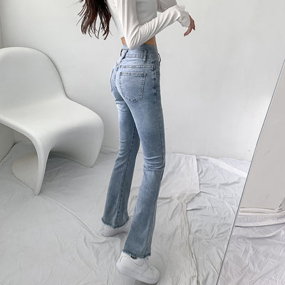 Pantalones Cropped Acampanados Talle Alto Efecto Reductor para Mujer - Image 2