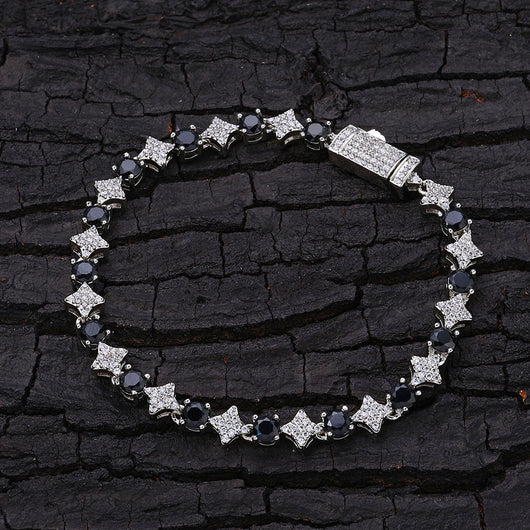 Pulsera de Tenis para Hombre con Circones Estrella de 6mm - Image 12