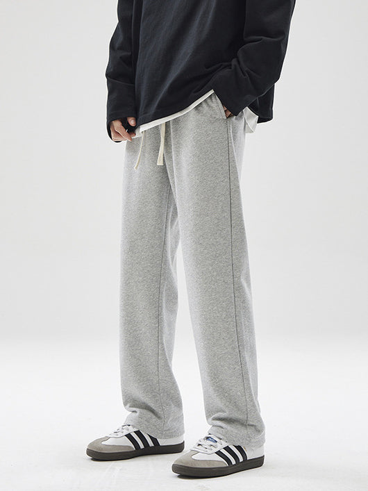 Pantalones Deportivos Grises con Efecto Drapeado para Hombre - Image 10