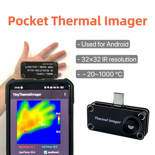 Cámara Térmica Portátil 32x32 - Medidor de Temperatura Profesional USB-C - Image 9