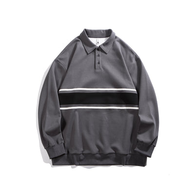 Polo Hoodie Combinado de Colores para Hombre - Image 10