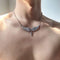 Mens And Womens Sophisticated Cross American-Estilo Versatile Necklace Plateado Necklace Angel Wings