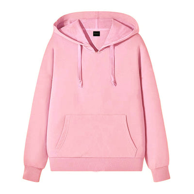 Suéter Hoodie Hombre Color Sólido Clásico - Image 16