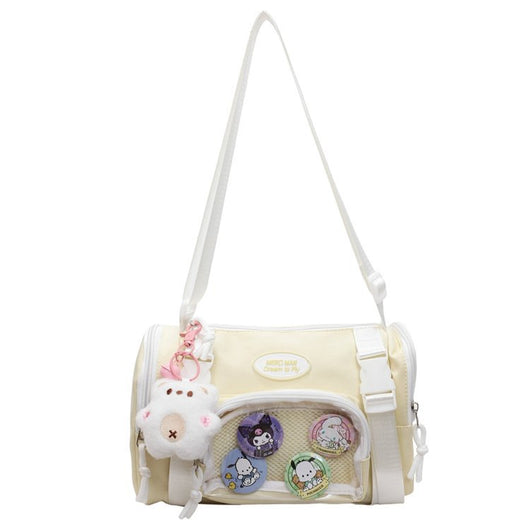 Bolsa Crossbody Transparente Estilo Preppy - Image 7