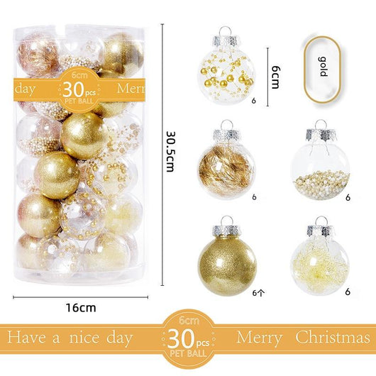 Pack 30 Esferas Navideñas Transparentes para Árbol - Image 6