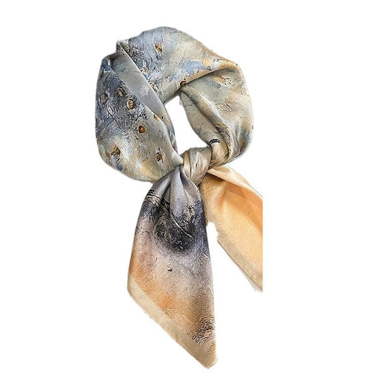 Pañuelo de Seda Decorativo Elegante para Mujer - Image 5