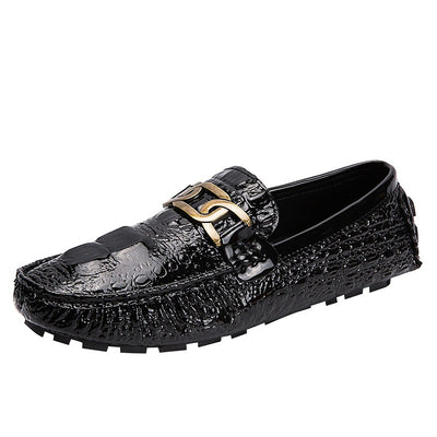 Zapatos de Cuero Casual con Hebilla Metálica y Pedal - Image 4