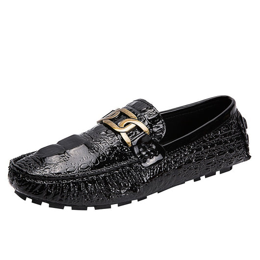 Zapatos de Cuero Casual con Hebilla Metálica y Pedal - Image 4