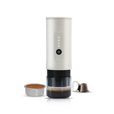 Cafetera Portátil Eléctrica para Viajes - Cápsula y Molida con Cargador para Auto - Image 6