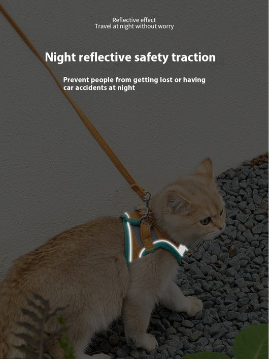 Arnés Reflectante para Gato con Correa de Tracción - Image 15