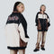 Chaqueta de Cuero PU con Costuras Retro Americano para Hombre