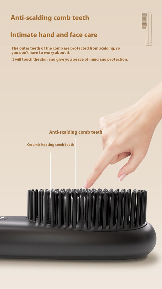 Plancha de Cabello Inalámbrica con Iones - Portátil y sin Daño - Image 16
