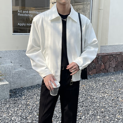 Chaqueta Blanca Minimalista para Hombre - Image 16