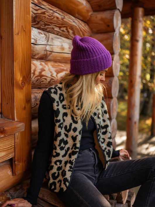 Chaleco de Pelo de Leopardo Elegante para Mujer - Image 8