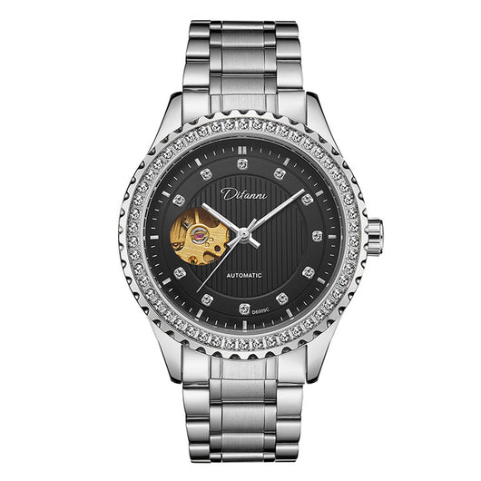 Reloj Mecánico Doble Cristal con Diamantes para Hombre de Lujo - Image 13
