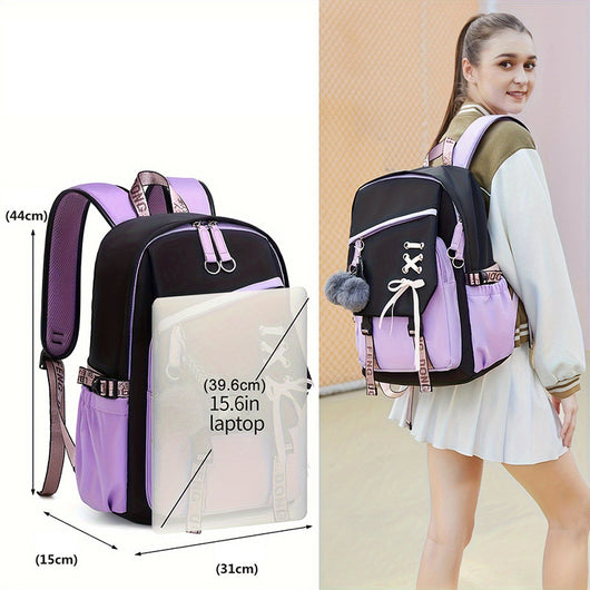 Mochila para Mujer con Lazo, Bonita y Dulce para Chicas - Image 15