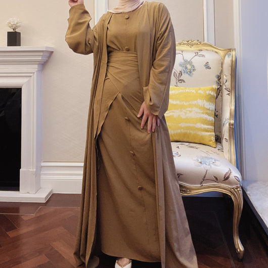 Traje de Tres Piezas Elegante Minimalista para Mujer - Image 11