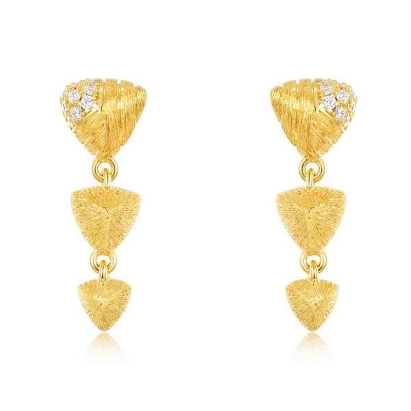 Aretes de Plata S925 Tejida a Mano con Borla Etérea y Delicada - Image 4