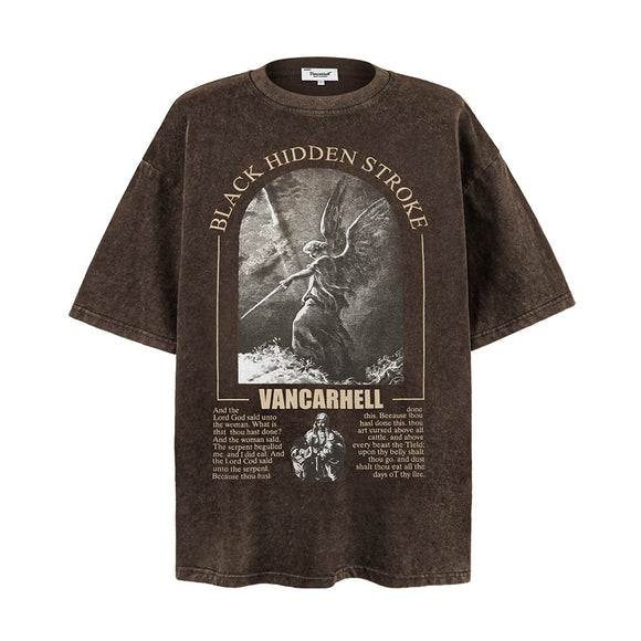 Playera Estampada Ángel de Moda para Hombre