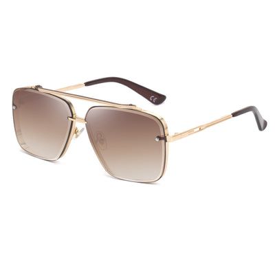 Gafas de Sol Retro Metal Cuadradas para Hombre - Estilo Vintage Trendy - Image 5