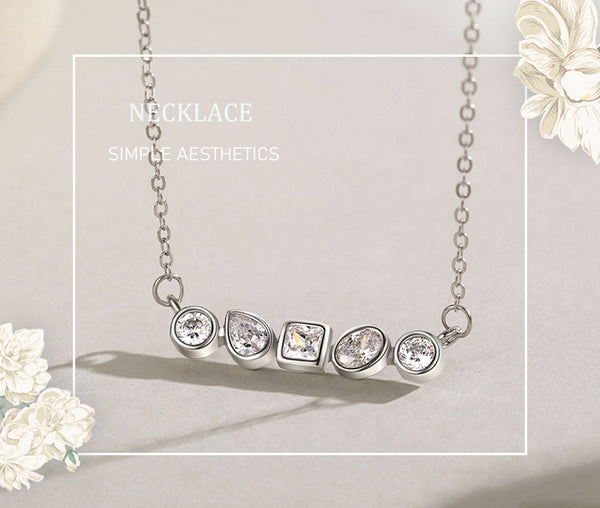 Collar Colgante de Plata 925 Vintage Irregular Clásico