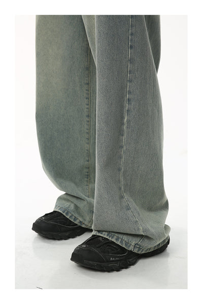 Conjunto de Camisa y Pantalón Oversized Lavado Desgastado en Blanco - Image 17