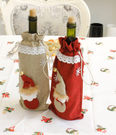 Funda Decorativa para Botella de Vino Nochevieja y Navidad - Image 8