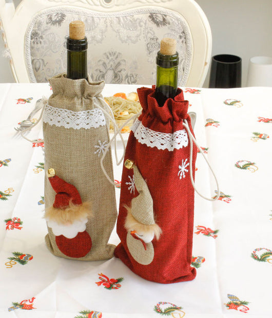 Funda Decorativa para Botella de Vino Nochevieja y Navidad - Image 8