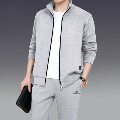 Conjunto Deportivo de Dos Piezas Talla Grande con Pantalón Largo - Image 10