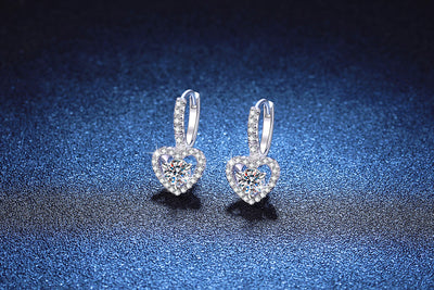 Aretes de Plata Esterlina 925 con Moissanita - Estilo Europeo y Americano - Image 7