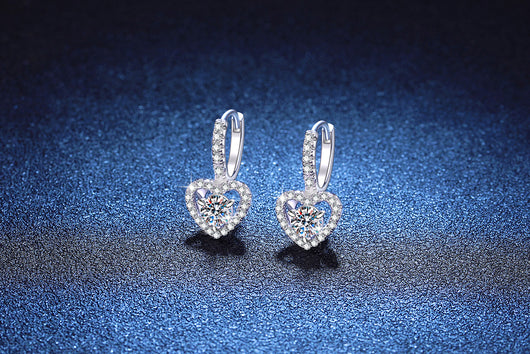 Aretes de Plata Esterlina 925 con Moissanita - Estilo Europeo y Americano - Image 7