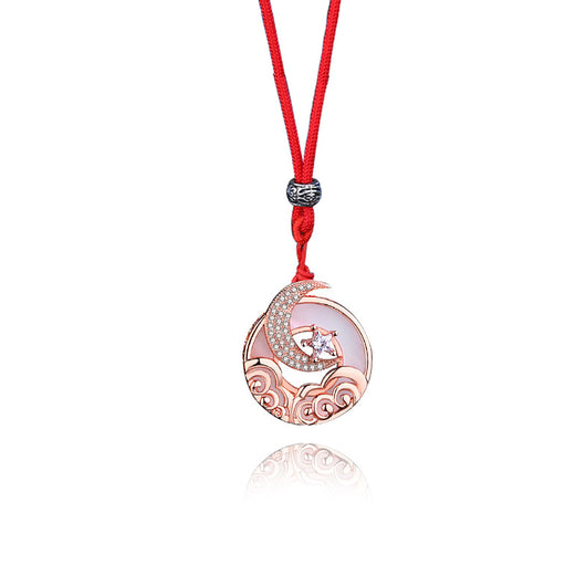 Collar de Pareja Sol y Luna en Plata Esterlina - Cadena de Clavícula - Image 3