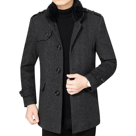 Abrigo de Lana Merino Otoño-Invierno Casual