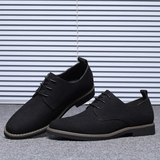 Zapatos Casuales Talla Grande Hombre Estilo Británico Acolchonados - Image 2