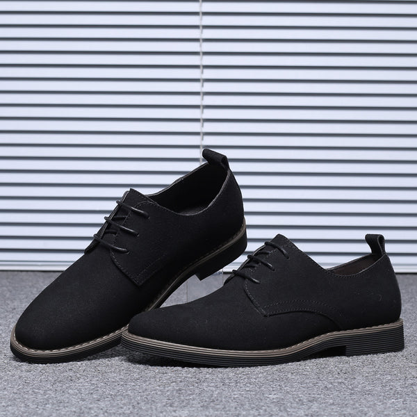 Zapatos Casuales Talla Grande Hombre Estilo Británico Acolchonados