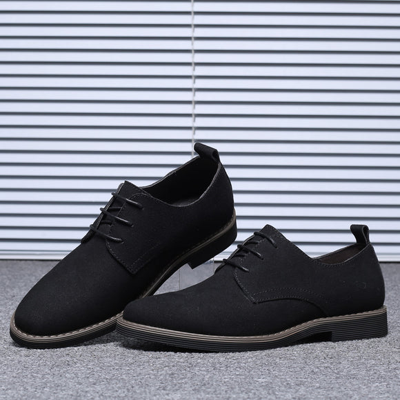 Zapatos Casuales Talla Grande Hombre Estilo Británico Acolchonados