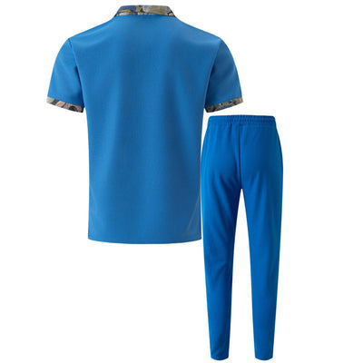 Traje Corto Ejecutivo con Solapa Texturizada y Detalles en Contraste - Image 20