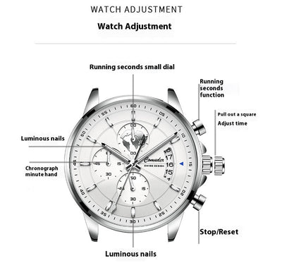 Reloj Automático para Hombre Resistente al Agua con Calendario y Esfera Luminosa - Image 18