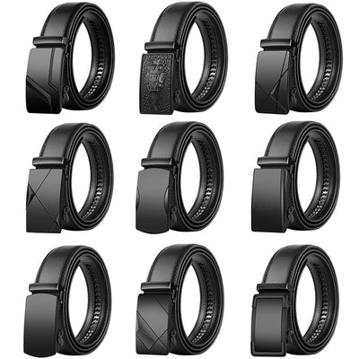 Cinturón de Cuero para Hombre con Hebilla Automática Estilo Coreano