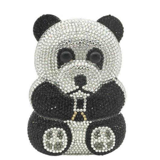 Bolso de Fiesta con Diseño de Osito y Cristales Brillantes - Image 6