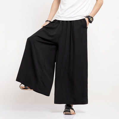 Pantalones Casuales Rectos Holgados Inspirados en Estilo Asiático - Image 6