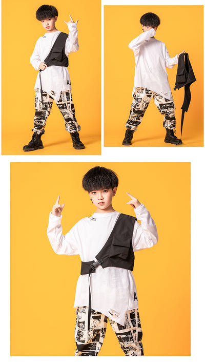 Traje Hip-Hop Infantil: Estilo Urbano y Personalidad - Image 12