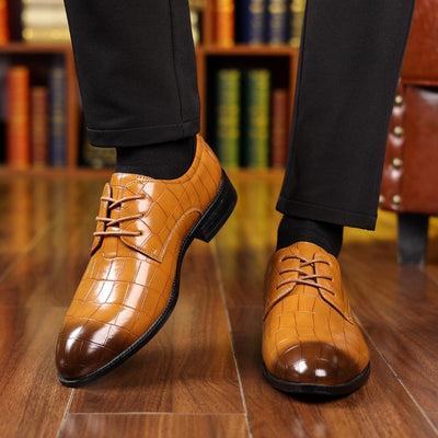 Zapatos Casuales de Cuero para Hombre Talla Grande Transpirables - Image 6