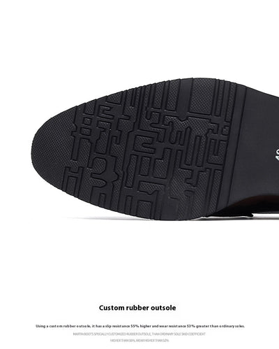 Zapatos Formales de Cuero para Hombre Talla Grande - Diseño Puntiagudo Elegante - Image 8
