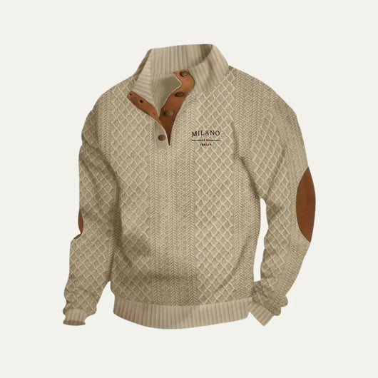 Suéter Jacquard Tejido para Hombre - Otoño e Invierno - Image 5